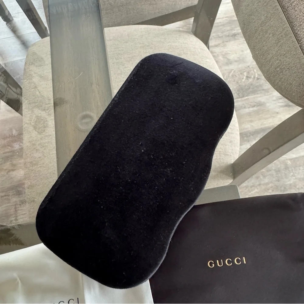 Authenticated! NWT! Gucci Oversized Sunglasses w/ Large GG Logo - Dark Brown